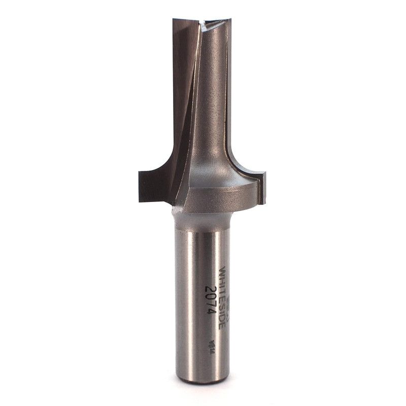 Roundover and Edge Trim Bit w/Plunge Point 1/4" R 1-1/8" LD 1/2" SD 1/2" SH 3-1/4" OL 2 FL